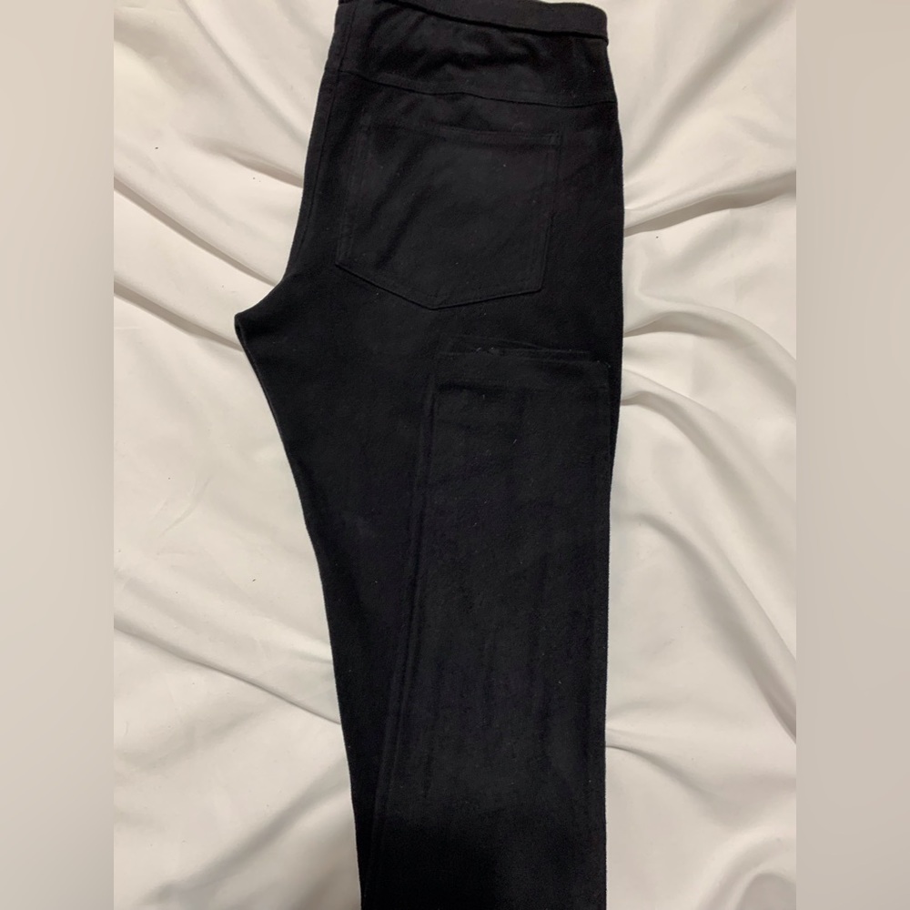 EC Hue Leggings size XS Suede texture